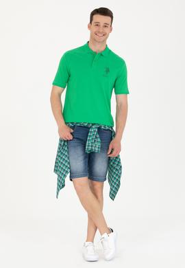 Erkek Elma Yeşili Polo Yaka Tişört - 50263420023