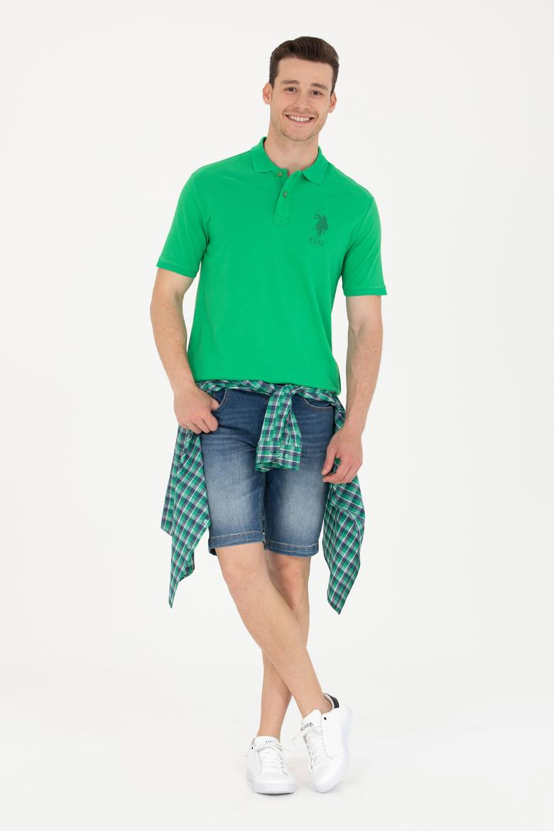 Erkek Elma Yeşili Polo Yaka Tişört - 50263420023