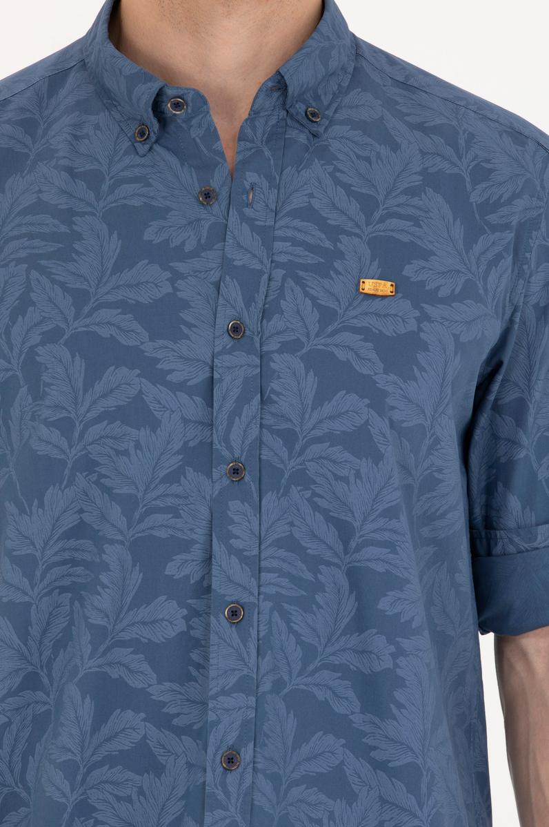 Erkek Lacivert Uzun Kollu Gömlek