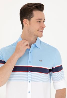 Erkek Mavi Uzun Kollu Gömlek - 50267368007