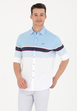 Erkek Mavi Uzun Kollu Gömlek - 50267368007