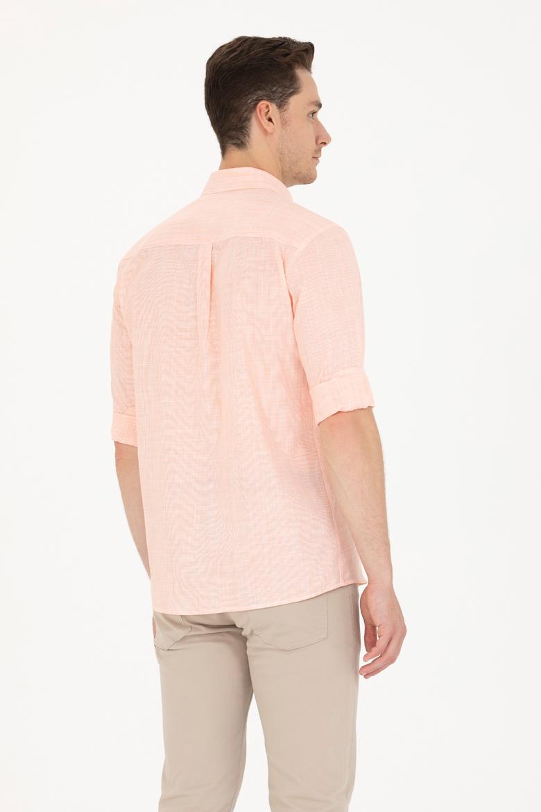 Erkek Turuncu Uzun Kollu Gömlek - 50267647010