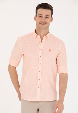 Erkek Turuncu Uzun Kollu Gömlek - 50267647010