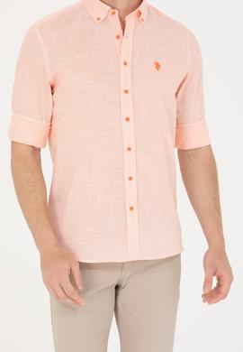 Erkek Turuncu Uzun Kollu Gömlek - 50267647010