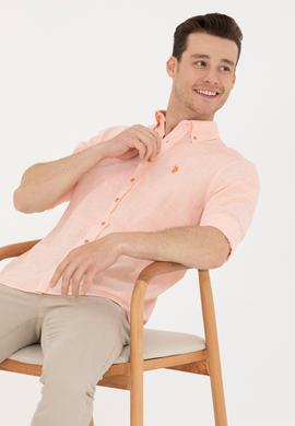 Erkek Turuncu Uzun Kollu Gömlek - 50267647010