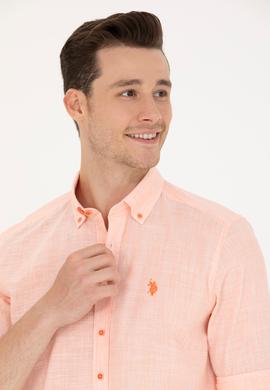 Erkek Turuncu Uzun Kollu Gömlek - 50267647010