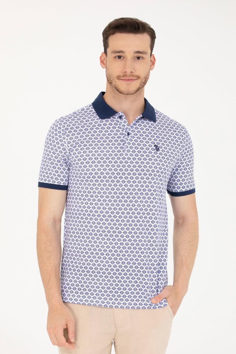 Erkek Lacivert Polo Yaka Tişört - 50276800036