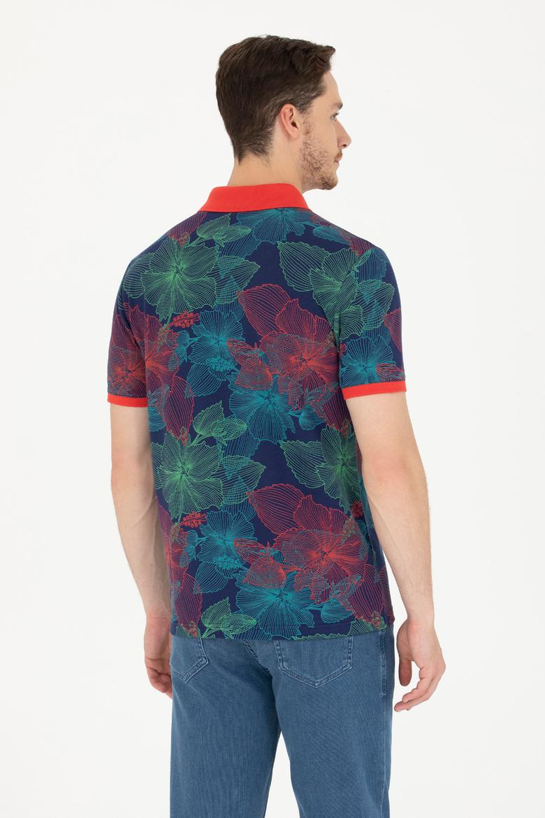 Erkek Lacivert Polo Yaka Tişört - 50276807049