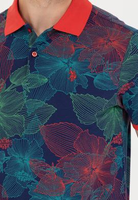 Erkek Lacivert Polo Yaka Tişört - 50276807049