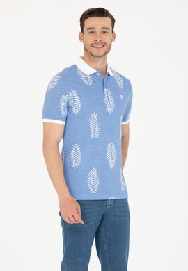 Erkek Kobalt Polo Yaka Tişört - 50276808036