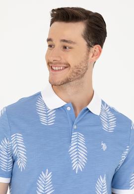 Erkek Kobalt Polo Yaka Tişört - 50276808036