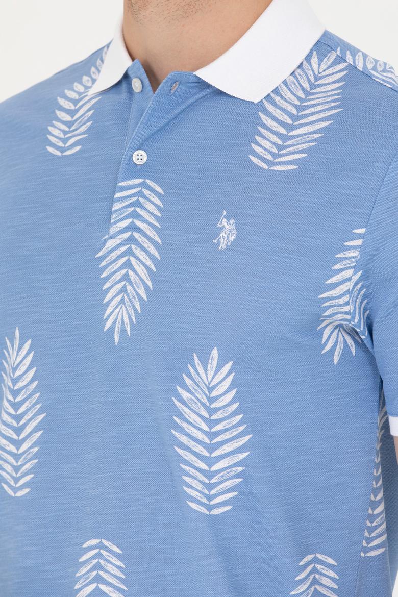 Erkek Kobalt Polo Yaka Tişört - 50276808036