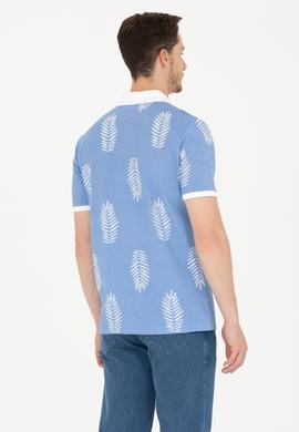 Erkek Kobalt Polo Yaka Tişört - 50276808036