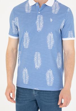 Erkek Kobalt Polo Yaka Tişört - 50276808036