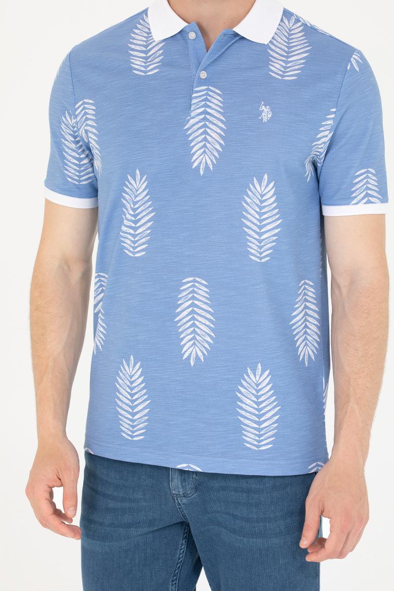 Erkek Kobalt Polo Yaka Tişört - 50276808036