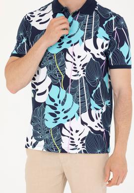 Erkek Lacivert Polo Yaka Tişört - 50276819031