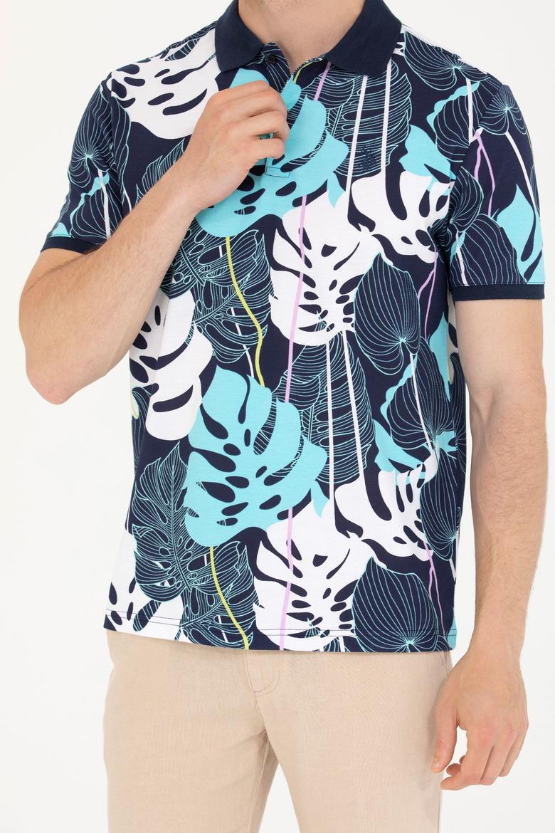 Erkek Lacivert Polo Yaka Tişört - 50276819031