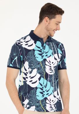 Erkek Lacivert Polo Yaka Tişört - 50276819031