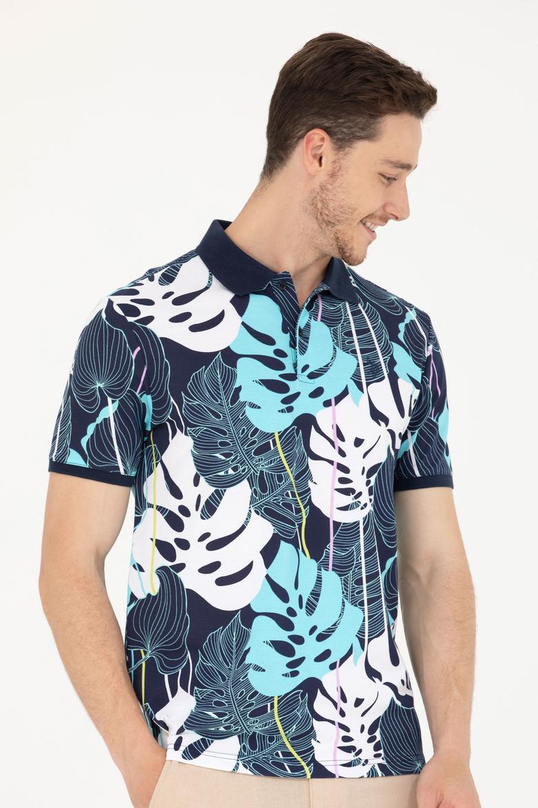 Erkek Lacivert Polo Yaka Tişört - 50276819031