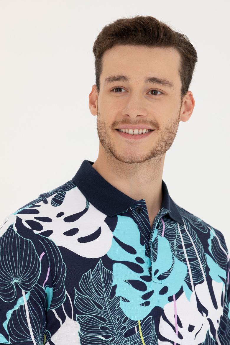 Erkek Lacivert Polo Yaka Tişört - 50276819031