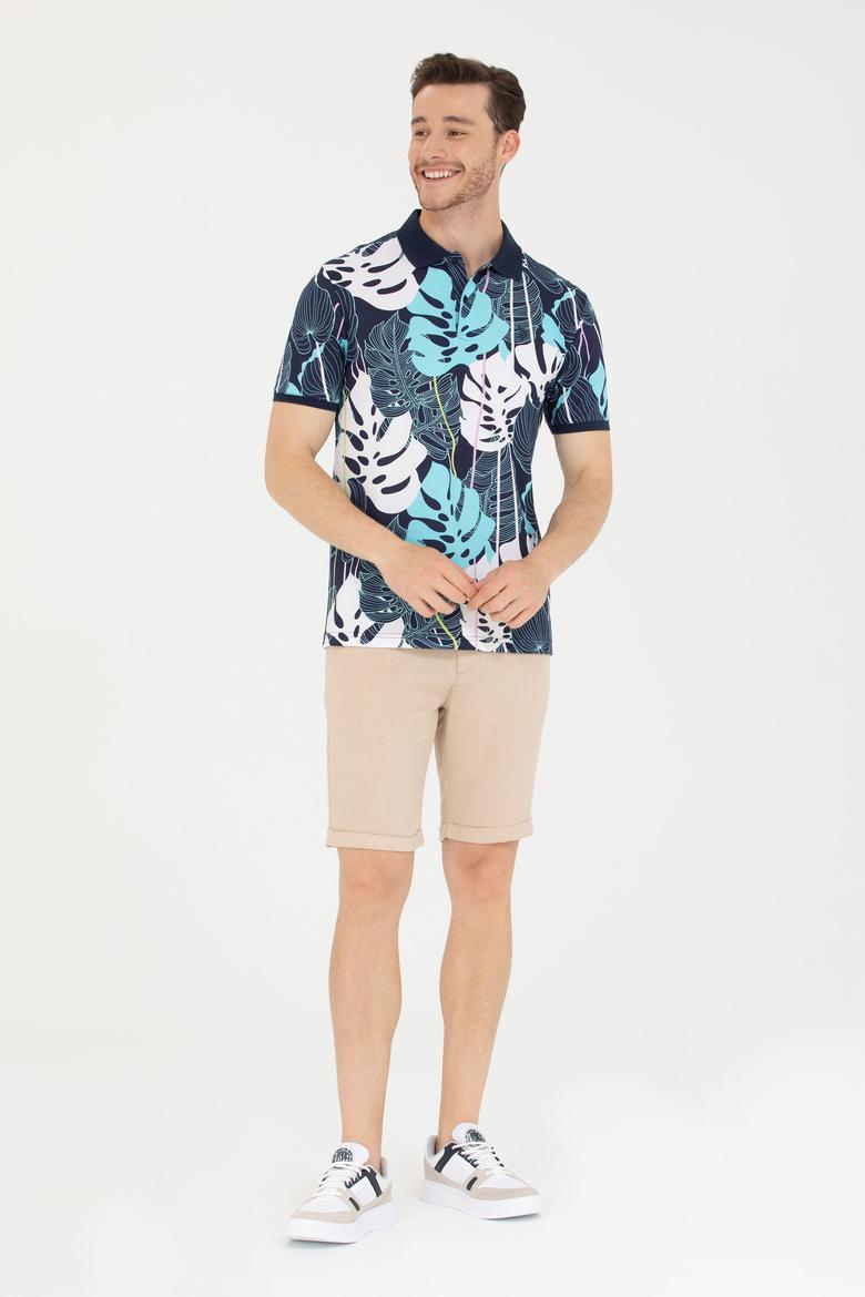 Erkek Lacivert Polo Yaka Tişört - 50276819031