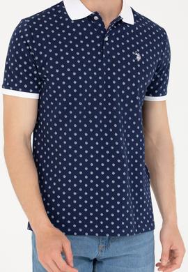 Erkek Beyaz Polo Yaka Tişört - 50276783038