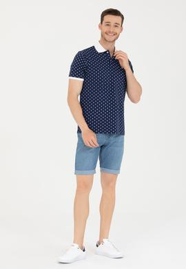 Erkek Beyaz Polo Yaka Tişört - 50276783038