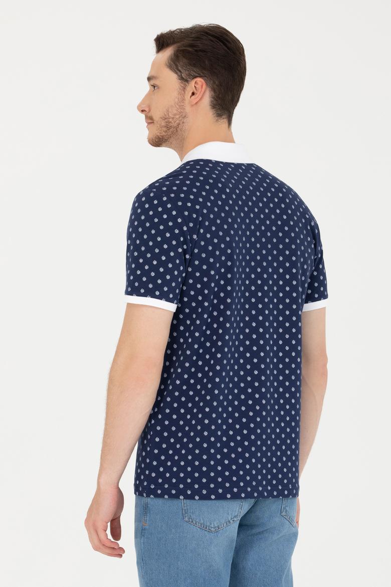 Erkek Beyaz Polo Yaka Tişört - 50276783038