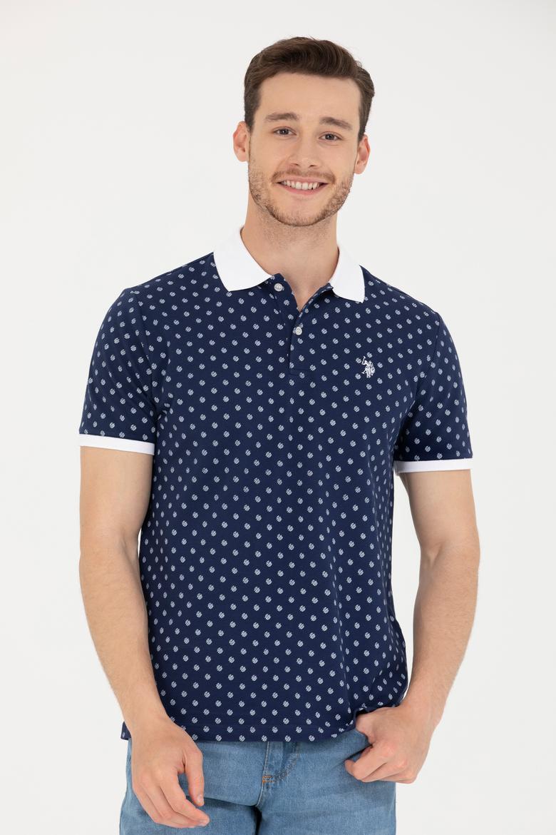 Erkek Beyaz Polo Yaka Tişört - 50276783038