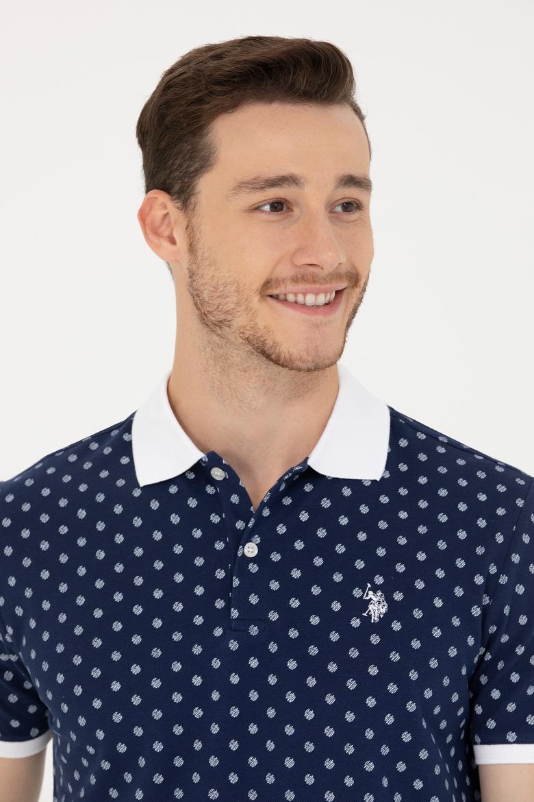 Erkek Beyaz Polo Yaka Tişört - 50276783038