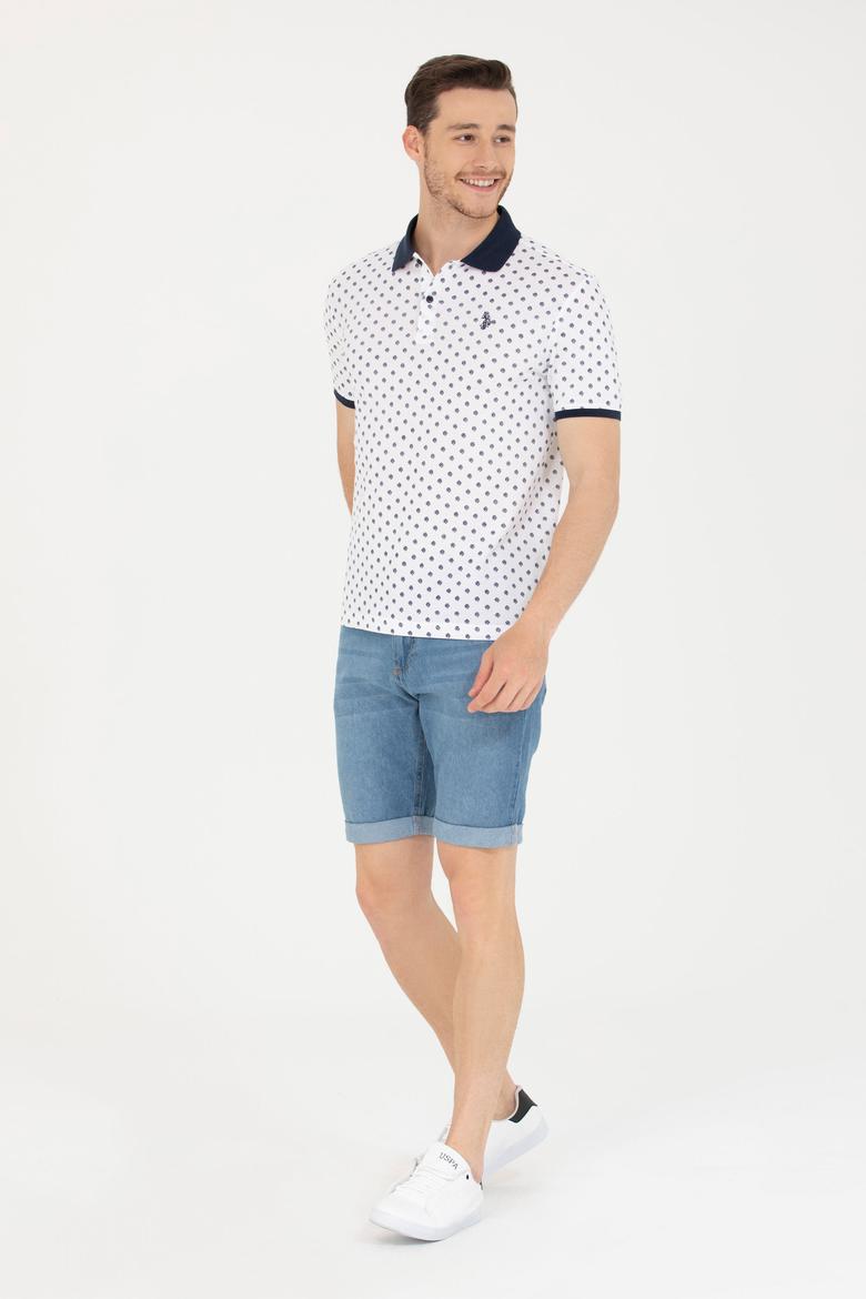 Erkek Lacivert Polo Yaka Tişört - 50276783057