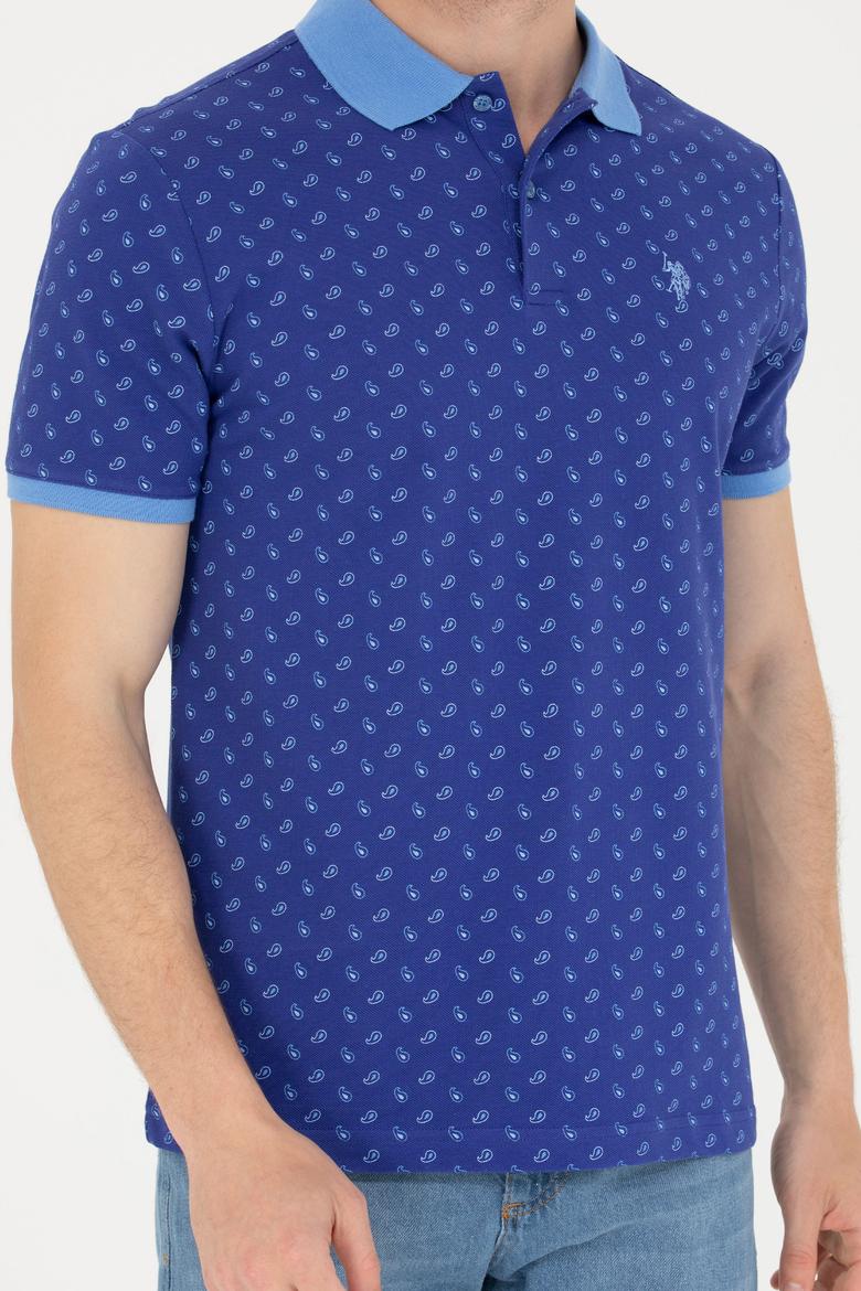 Erkek Kobalt Polo Yaka Tişört - 50276788036