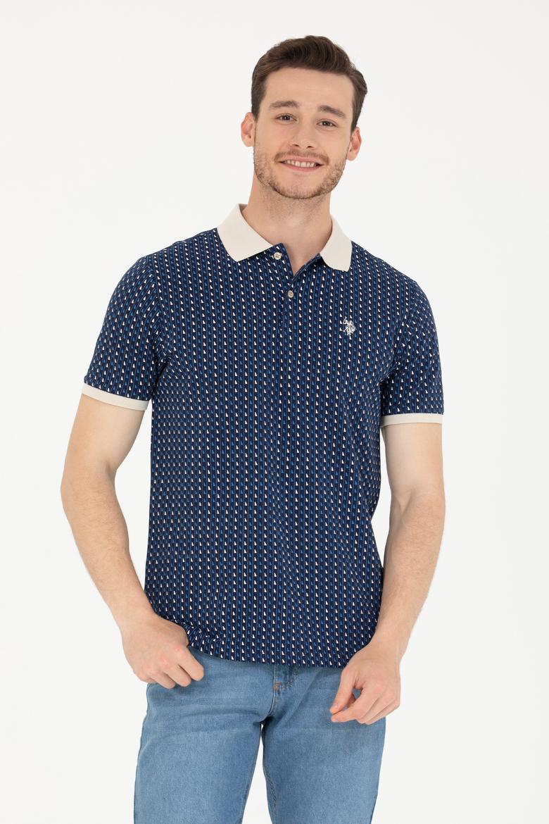 Erkek Beyaz Polo Yaka Tişört - 50276825036