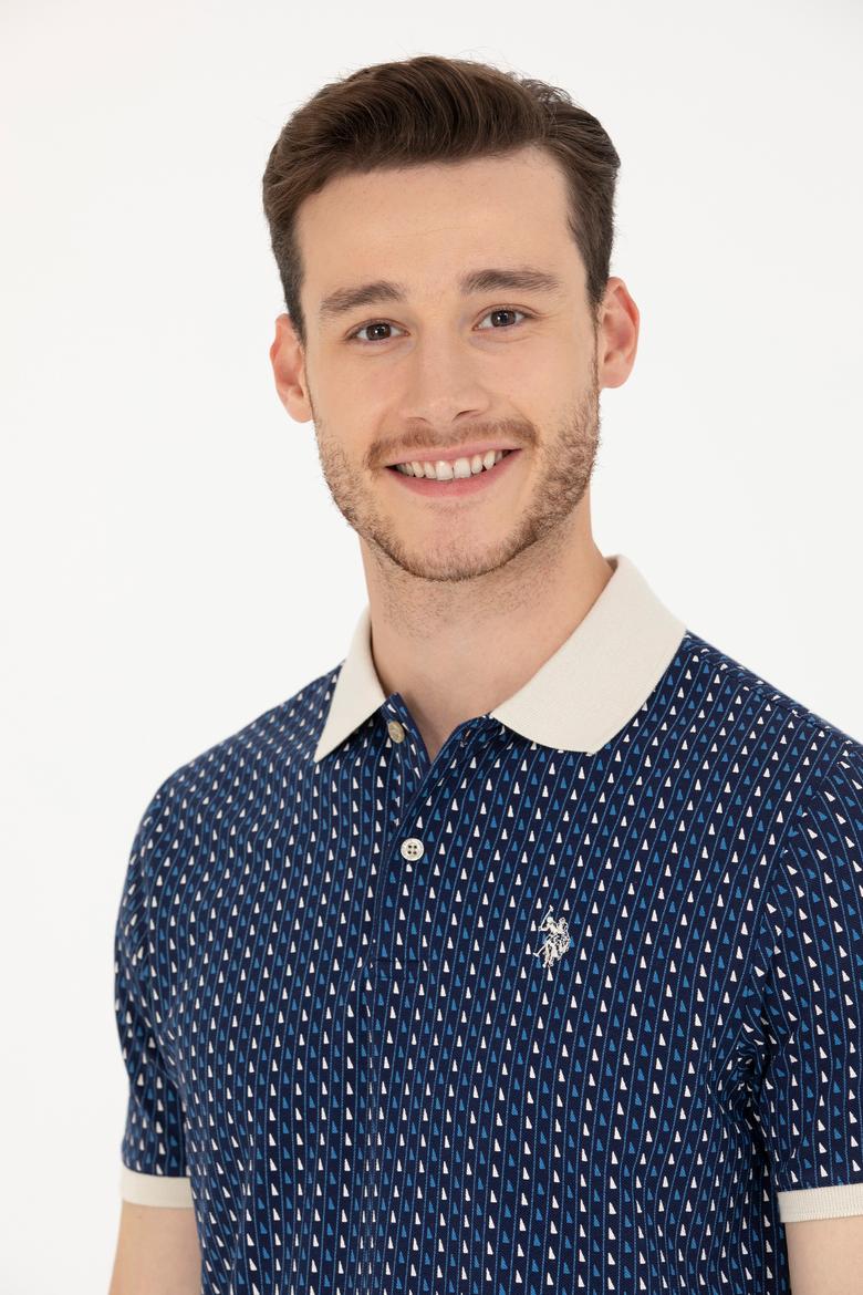 Erkek Beyaz Polo Yaka Tişört - 50276825036