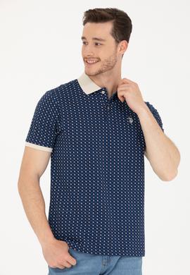 Erkek Beyaz Polo Yaka Tişört - 50276825036