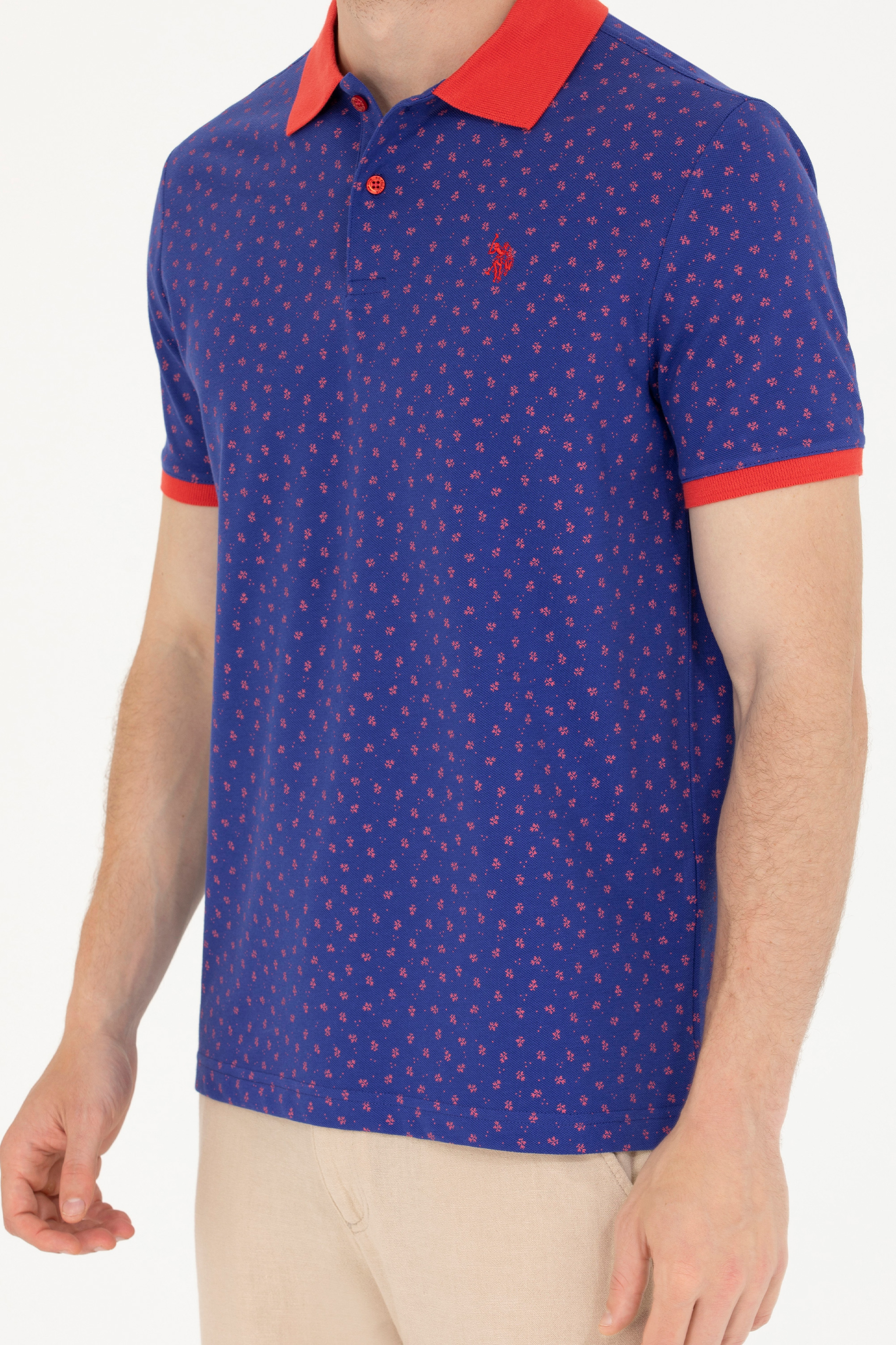 Erkek Lacivert Polo Yaka Tişört