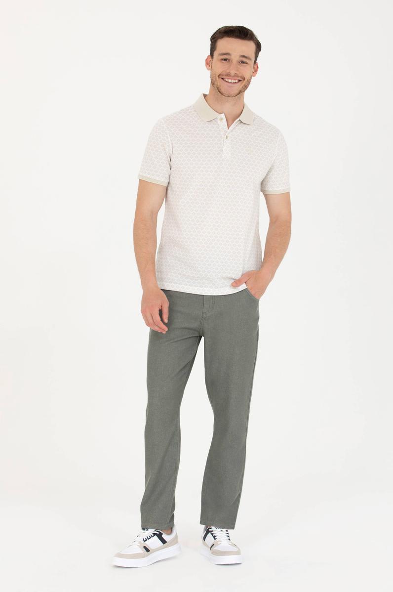 Erkek Yeşil Jean Pantolon