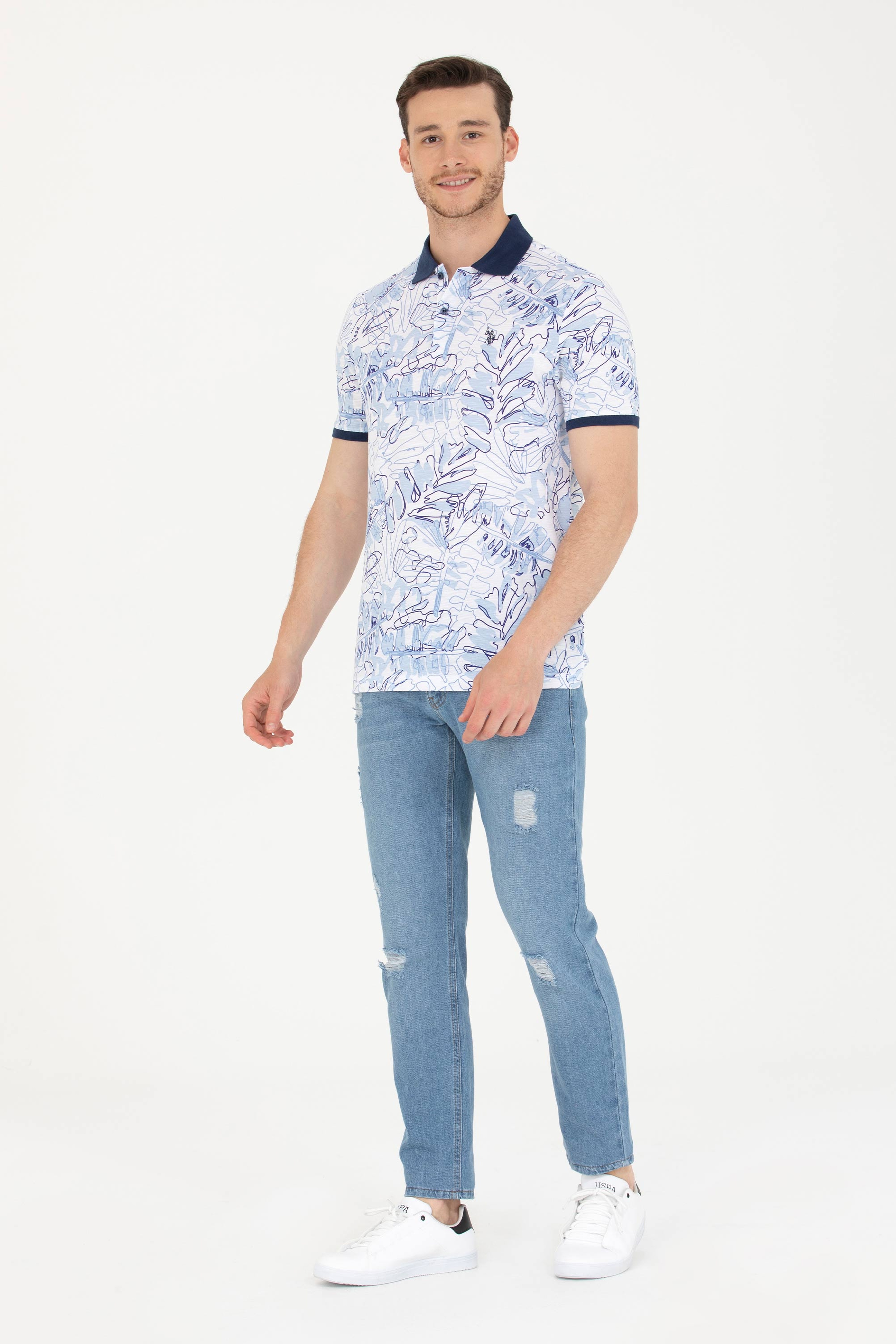 Erkek Açık Mavi Jean Pantolon - Image 3
