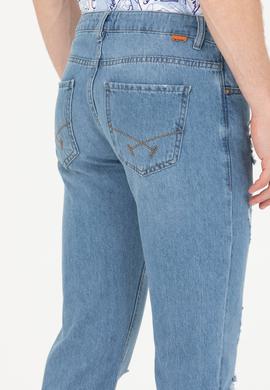 Erkek Açık Mavi Jean Pantolon - 50264327038