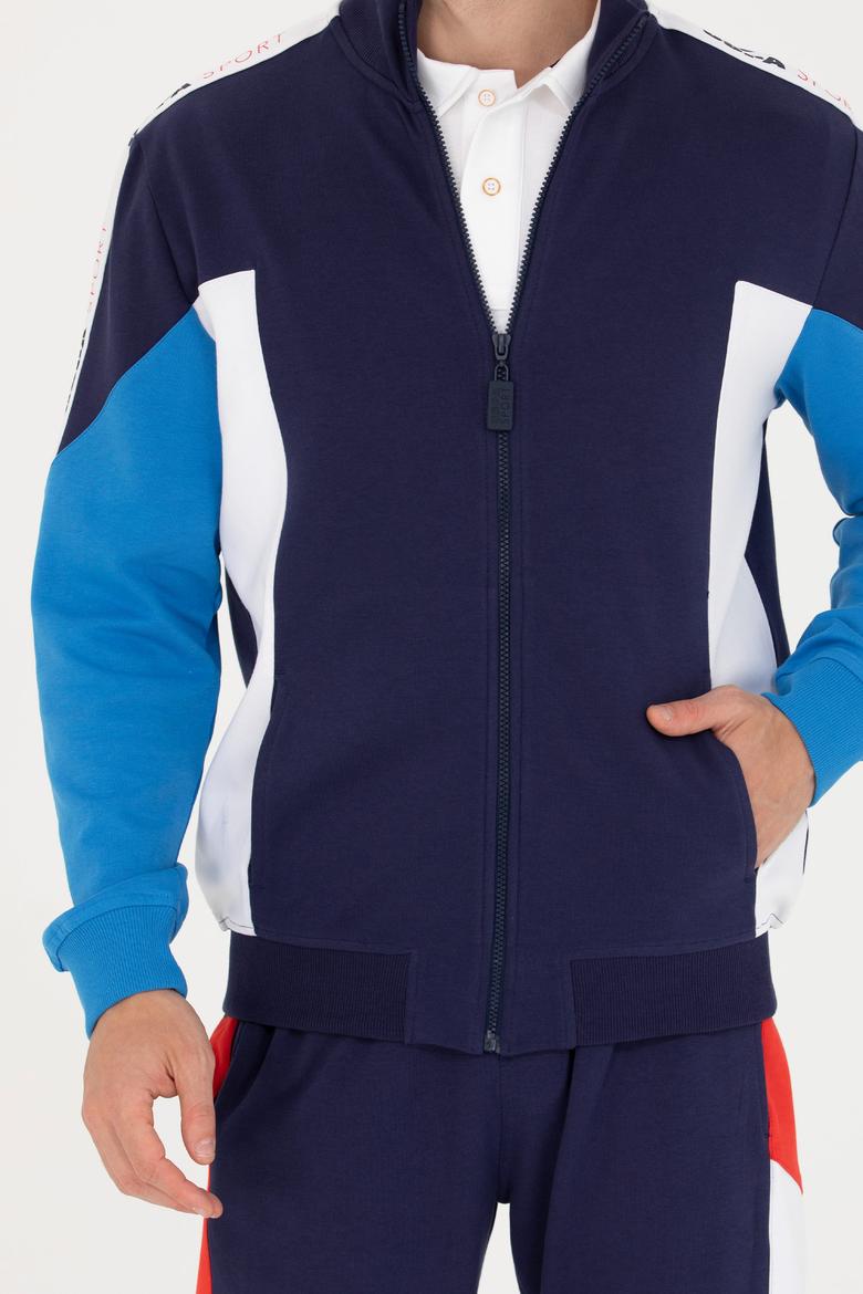 Erkek Lacivert Örme Hırka - 50263546001