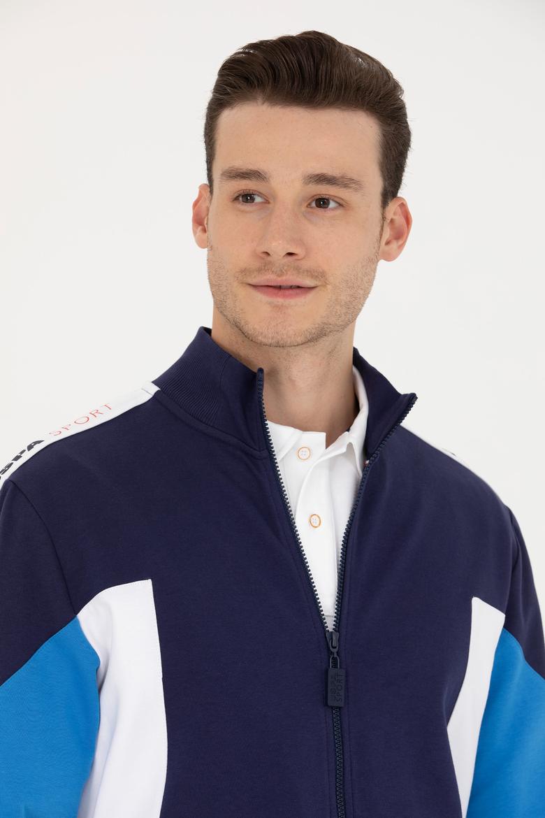 Erkek Lacivert Örme Hırka - 50263546001