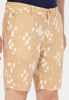 Erkek Camel Dokuma Şort - 50263848008