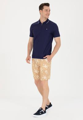 Erkek Camel Dokuma Şort - 50263848008