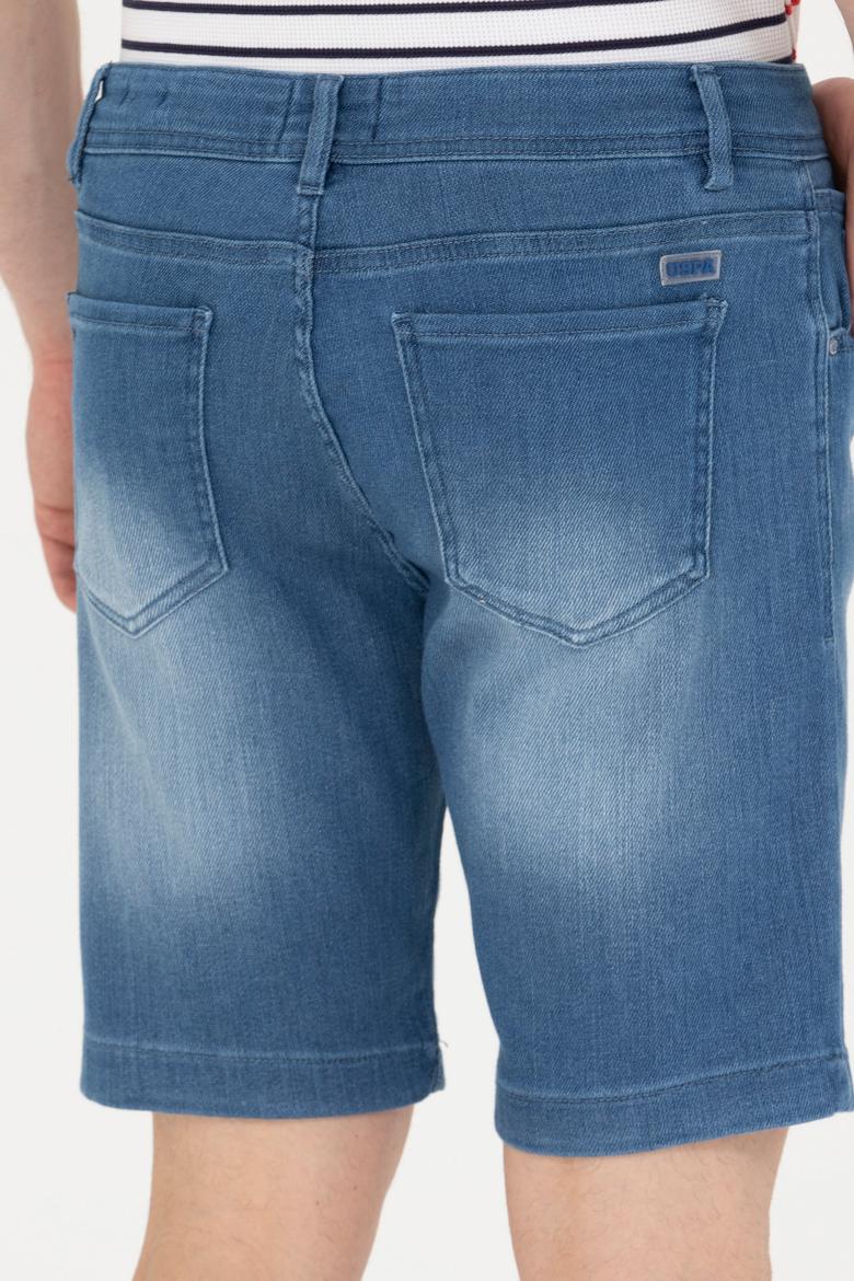 Erkek Mavi Jean Şort - 50264301005