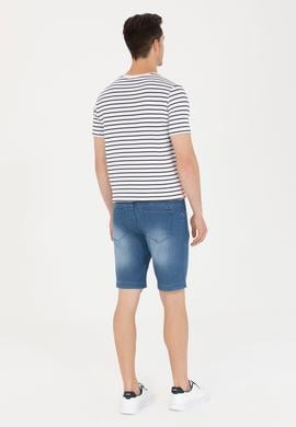 Erkek Mavi Jean Şort - 50264301005