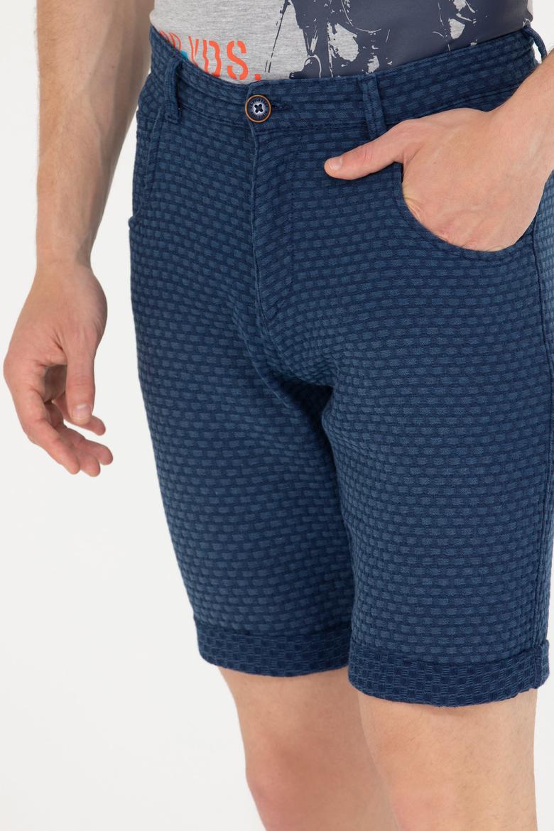 Erkek Mavi Jean Şort - 50264311003