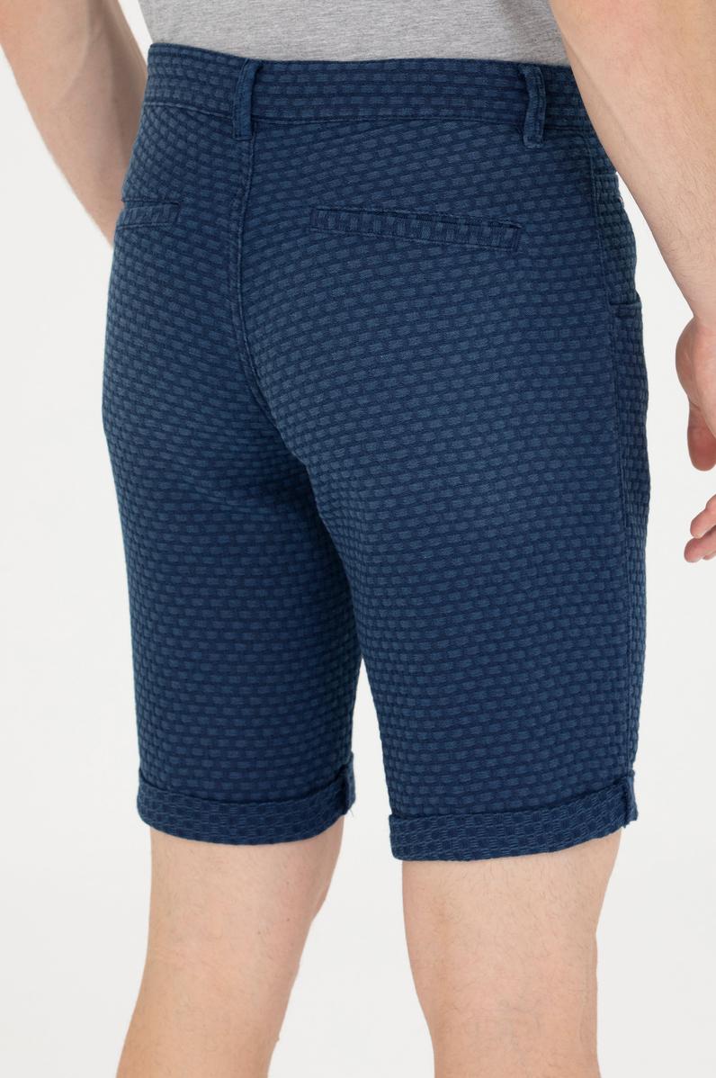 Erkek Mavi Jean Şort