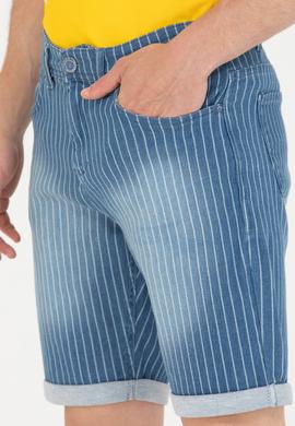 Erkek Mavi Jean Şort - 50264485009