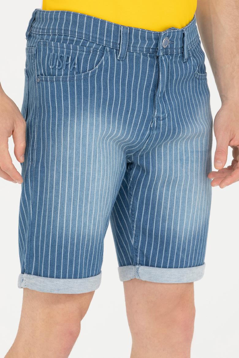 Erkek Mavi Jean Şort - 50264485009