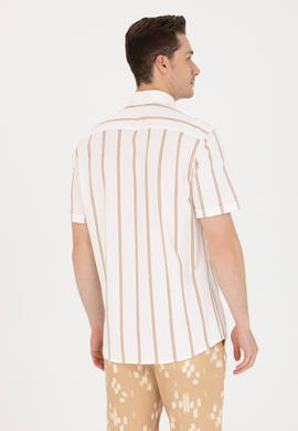 Erkek Beyaz Kısa Kollu Gömlek - 50267384001